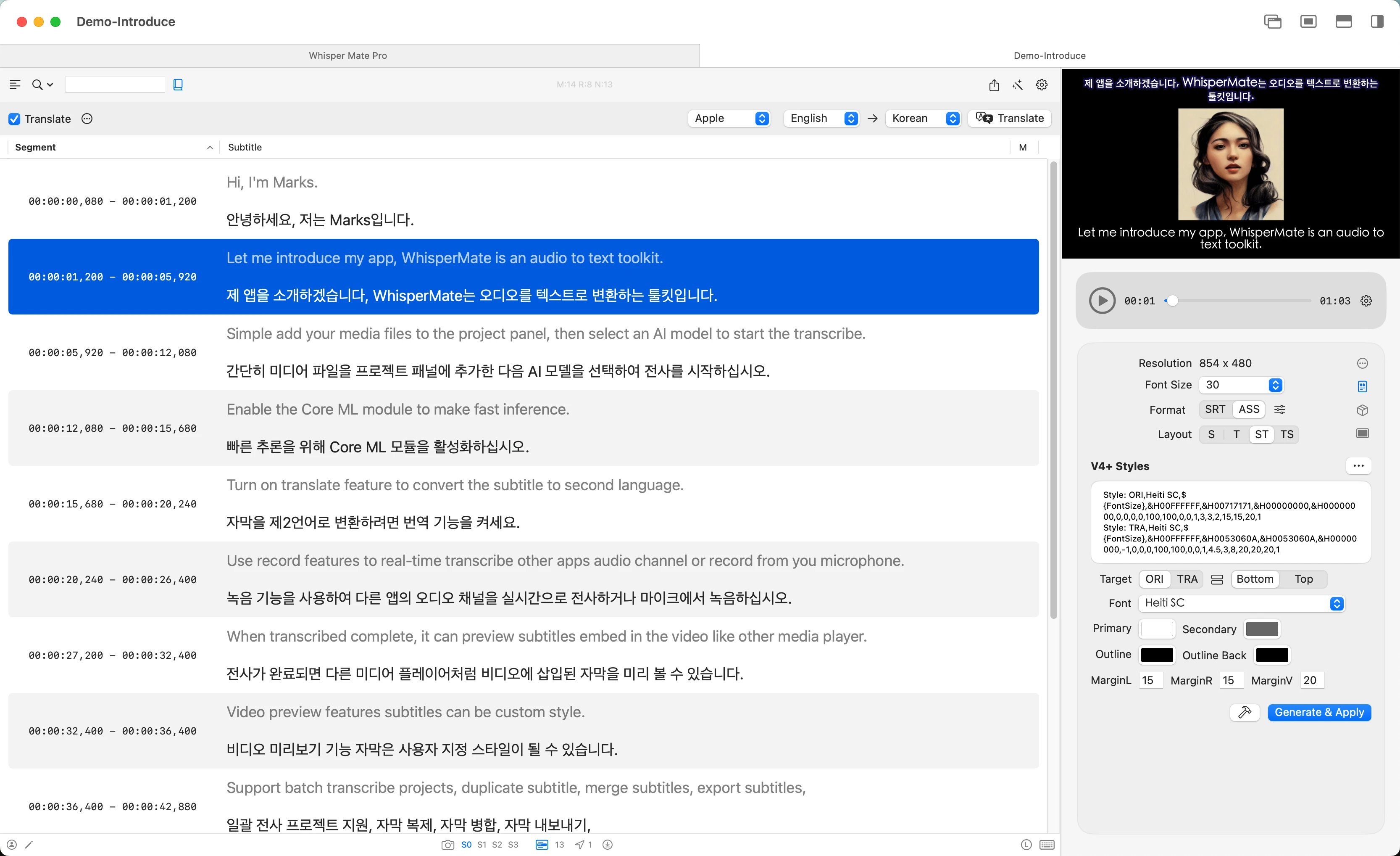 Application Screenshot